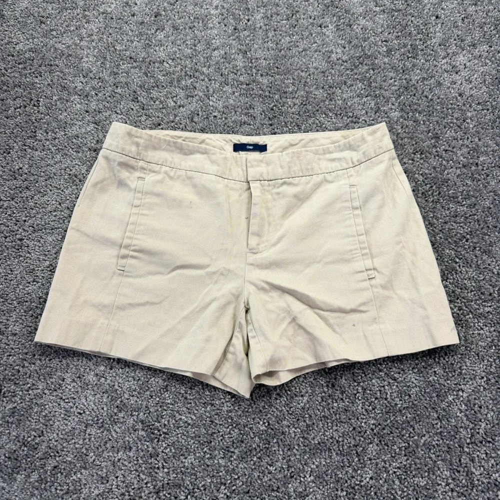 Gap Shorts Womens 2 Beige Chino